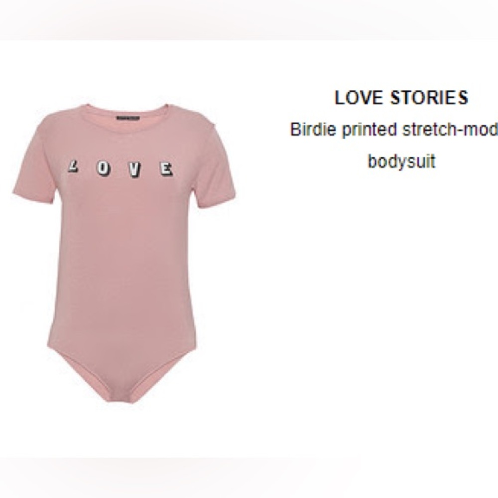 LOVE STORIES stretch tee bodysuit Copenhagen style